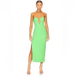 Bardot Eleni Midi Dress x REVOLVE in Green